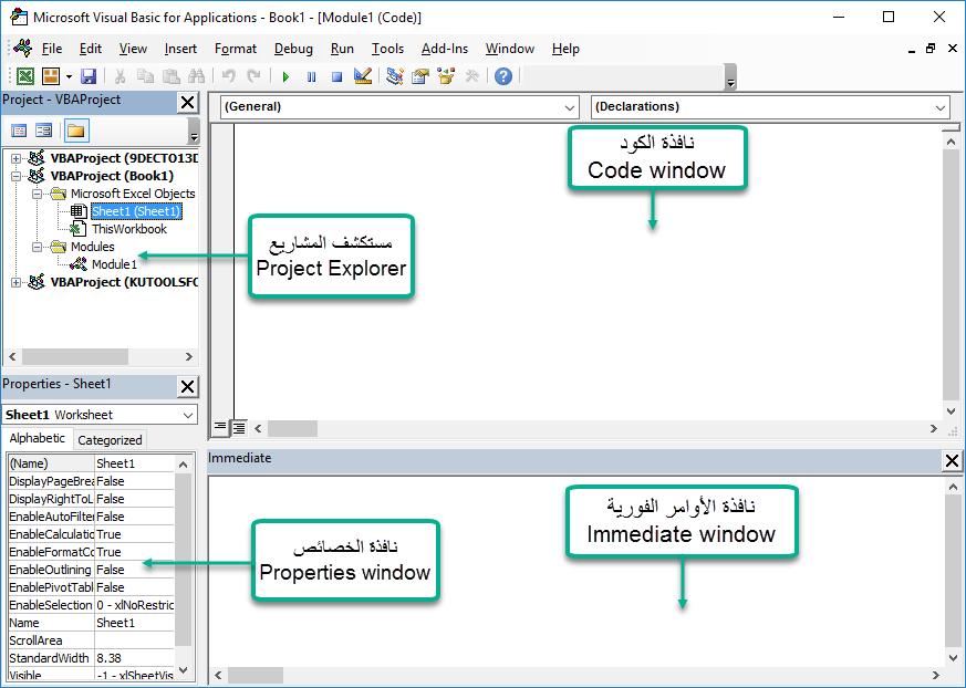 الفصل الثاني Figure 2-3 مستكشف المشاريع Project Explorer يظهر مستكشف المشاريع مخططا هيكليا شجريا Tree diagram تظهر من خالله المصنفات المفت ة بما فيها من أ راق عمل