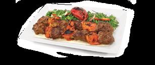 paste and eggplant cubes Kabab Khashkash كباب خشخاش Lamb Chops ريش غنم مشوي