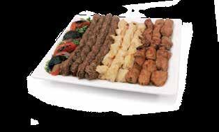 مشوي مشكل Grilled Chicken دجاج مشوي 10 skewers of meat, shish tawouk, and