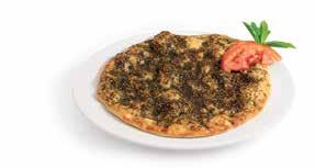 cheese manakish منقوشة سميكة مع طبقتين من