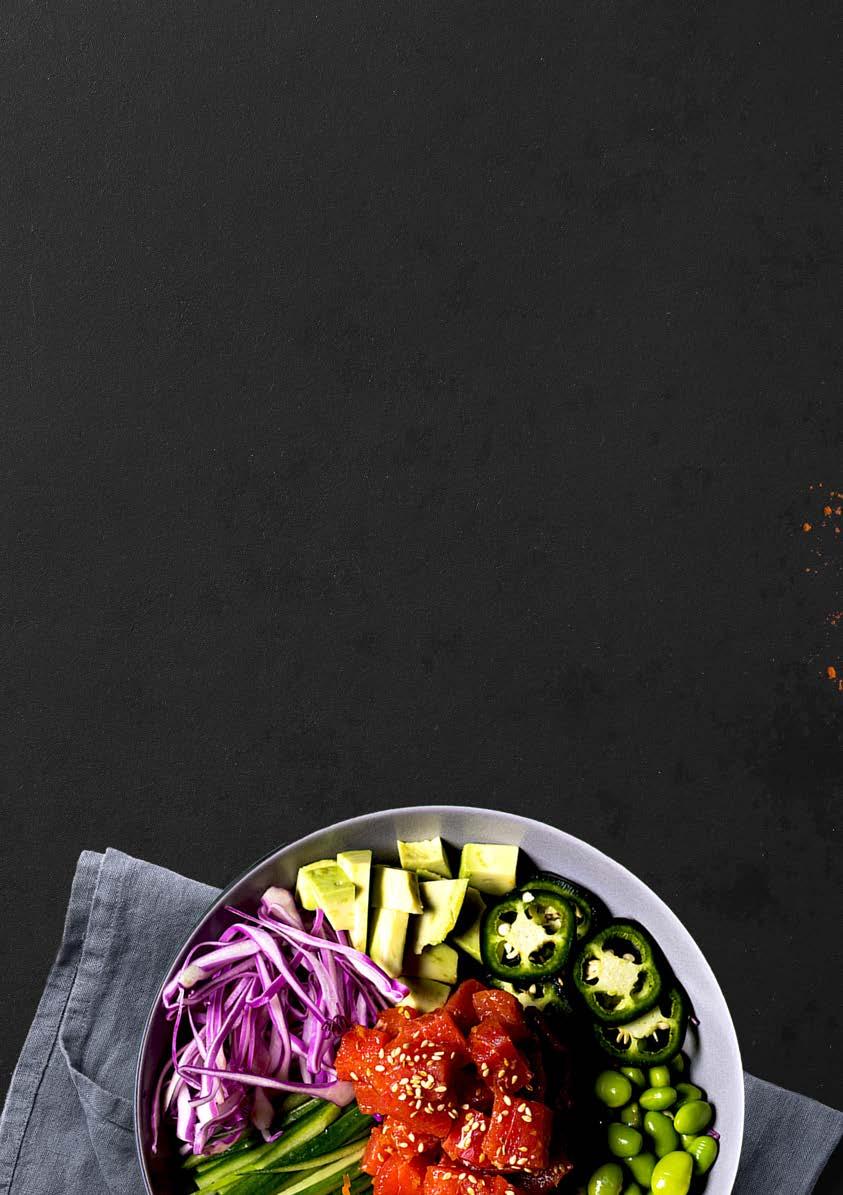 Kani Salad سلطة كاني Japanese shredded crabstick tossed أصابع السلطعون اليابانية الممزوجة مع with thinly slice cucumber, carrot & شرائح رقيقة من الخيار والجزر والمايونيز lime mayo finished off with