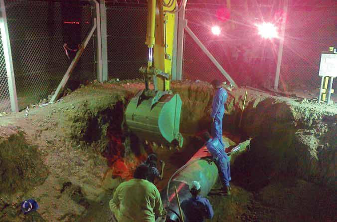 Under Execution Projects Name of project Fixed Price Agreement to Restore Pi peline Coating for