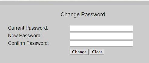 Click on the hyperlink CLICK HERE TO CHANGE PASSWORD