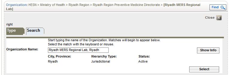 specify. 3. Select it and click on 'Select' button. 4.