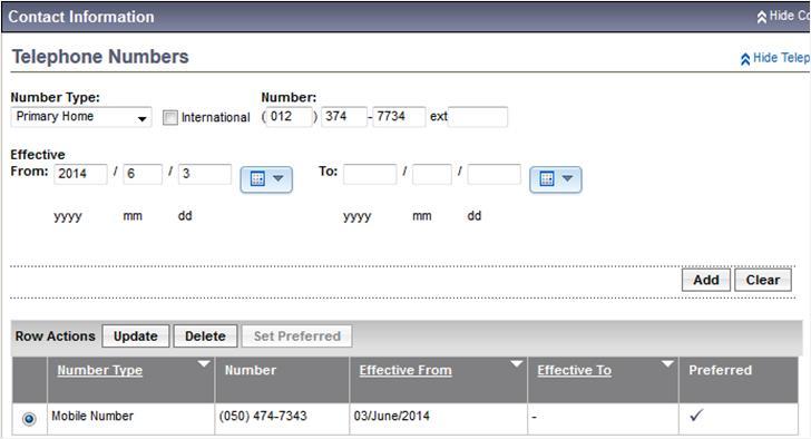 Activity 5: Create New Client Enter Telephone Number