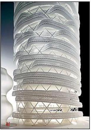 **Carbon Tower**-2 المصمم المعمارى: )طيد بيتر تيستا.( Devyn )وتيستا بيتر ايزر ) برج الكربون النموذجي: هو برج شاهق يتكون من 40 طابق متعددة االستخدامات وتضم خمسة انظمة مبتكرة.