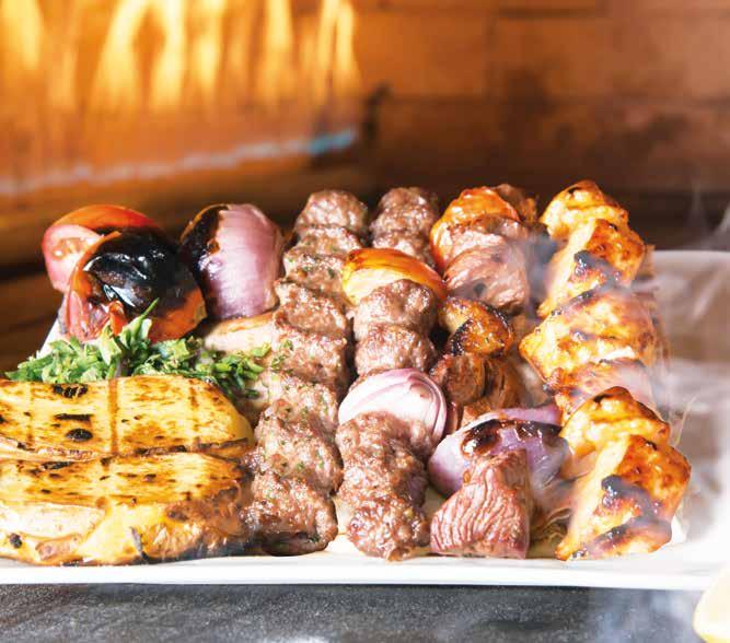 00 Grilled marinated chicken breast cubes in yogurt or red tomato sauce on skewer شي ش طاووق م