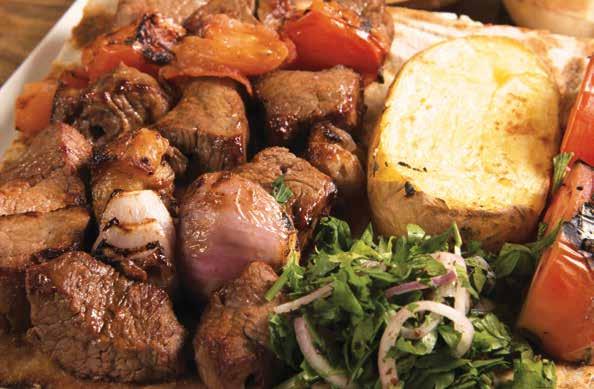 00 Skewer of grilled meat, halabi, kafta & taouk م شاوي م شكلة م شاوي م شكلة اللحم كفتة حلبي