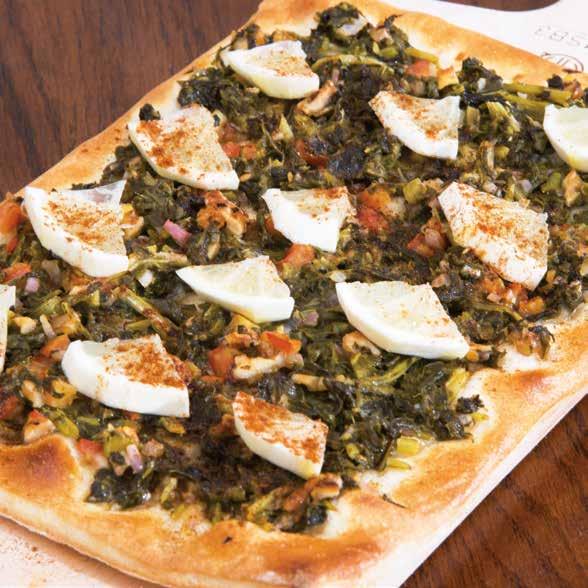 صل االأخ ضر 17. Labneh with Vegetables Flatbread 24.