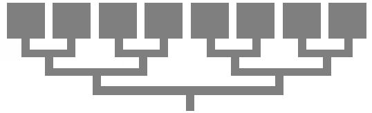 3.2.1 Series Feeding As Shown in Figure 3.2, the single elements of the patch antenna array are fed by single feed line where each patch feeds from the previous one.