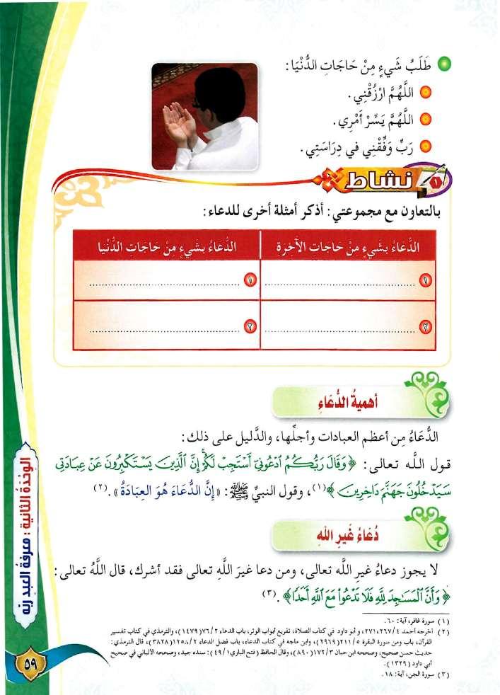اللهم إني أعوذ بك من النار. اللهم فرج همي.