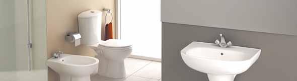 semipunched faucet holes بيديه يثبت على اأر ض ي ة ال ح م ام ي شمل البيديه على فتحة خاط واحدة Floor standing bidet.