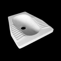 A unique design of urinals