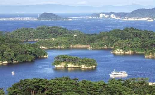 ماتسوشيما خليج رائع يف محافظة مياغي يحتوي على 260 جزيرة من مختلف األحجام.