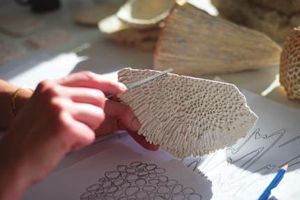 What materials have you explored and discovered whilst on the programme?