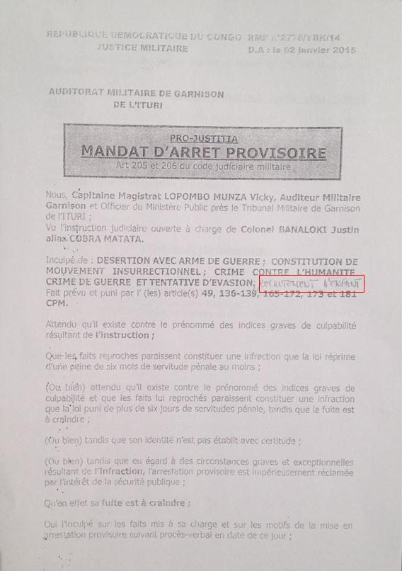 Annex 21: Arrest