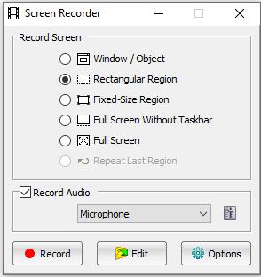 : Screen Record 12 تسجيل فديو لنافذة او جسم تسجيل فديو لنافذة ذات ابعاد محددة تسجيل فديو لشاشة سطح المكتب