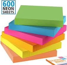 protectors (A4) مغلف لالواق شفاف Set of 12 9 Sticky paper notes (3*3 inch 76*76 mm) Box of 20 Pcs