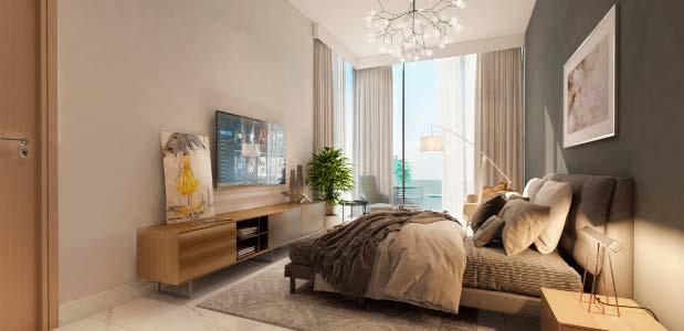 22 WeBridge Properties Al Maryah Vista 23 UNIT FEATURES Kitchen cabinets and countertops with refrigerator, washing machine & cooker Balconies as per unit plan Wardrobes in bedrooms Television &