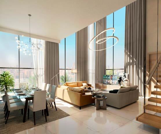 24 25 Penthouse Limited number of one of a kind duplex penthouses with a breath-taking view of the Abu Dhabi