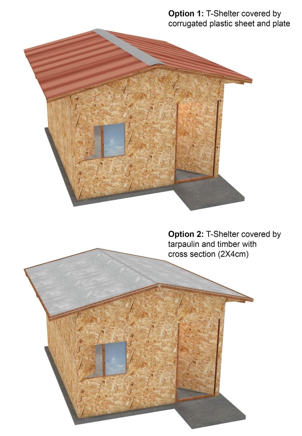 Scope of Work for Small Size Tshelter Units (5 persons)