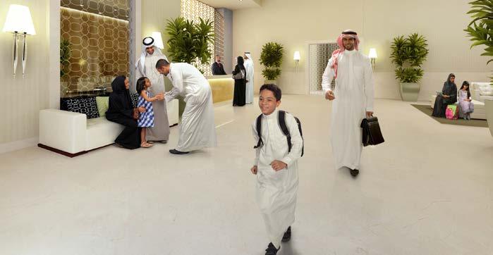 المرافق بهو استقبال فاخر في كل برج مسبح خارجي للرجال مسبح خارجي لألطفال منتجع صحي للسيدات )سبا( مركز