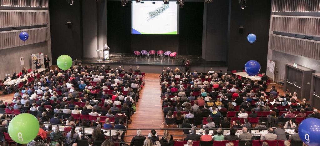 Gut besuchter Beteiligungskongress: Mehr als 500 Teilnehmerinnen und Teilnehmer waren im März nach Esslingen in die Stadthalle gekommen.