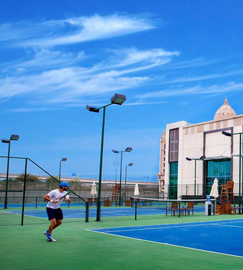 AL HABTOOR TENNIS ACADEMY Al Habtoor City s unique sporting facility is home to the UAE s first indoor air-conditioned court.