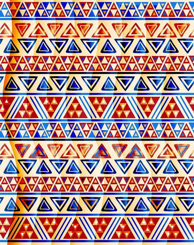 التصميم المبتكر التوظيف المقترح )2-5( الفكرة رقم ا) 5 (: اعتمدت بنائية هذه الفكرة على التحليل البنائي لعناصر الزخرفة للزي الجبلي من الهندسيات واأللوان شديدة االنح ارف واألسس الجمالية من التماثل