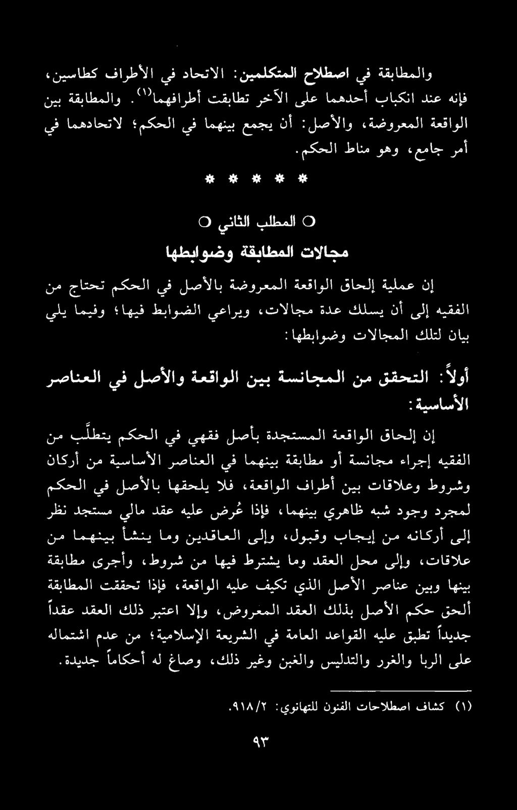 اهطباوضو ةقباطملا تالاجم یناثلا بلطملا 0 رپ اچ رب وج :يوناهتلل نونفلا تاحالطصا فاشك )١(.