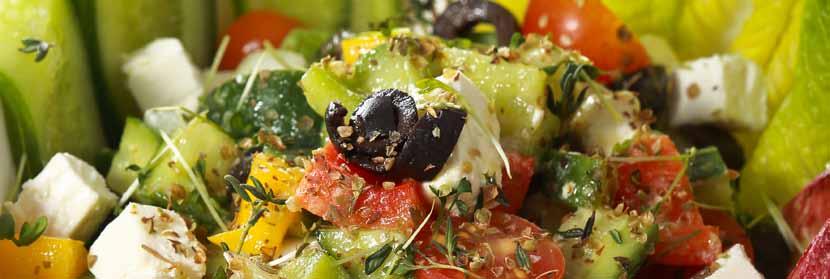 Salads & Starters ال سلطات واملقبالت Caesar Salad with Chicken G, E, F, D, M, SY, M AED