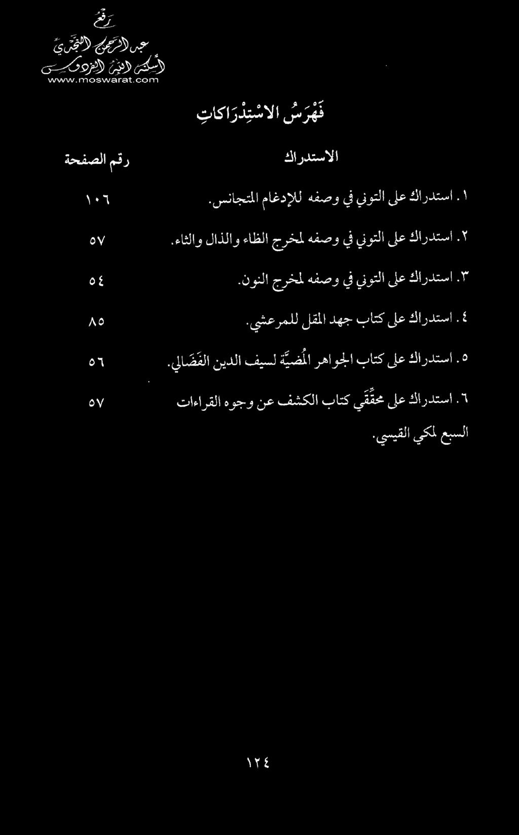 كاردتسالا تاكا ر د ي سالا س ر ه ف.نونلا جرخمل هفصو يف ينوتلا ىلع كاردتسا..ءاثلاو لاذلاو ءاظلا جرخمل هفصو يف نوتلا ىلع كاردتسا..سناجتملا ماغدإلل هفصو يف ينوتلا ىلع كاردتسا.