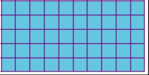 لمثيل العددين المضروبين ونظلل 70 مربع من كل منهما
