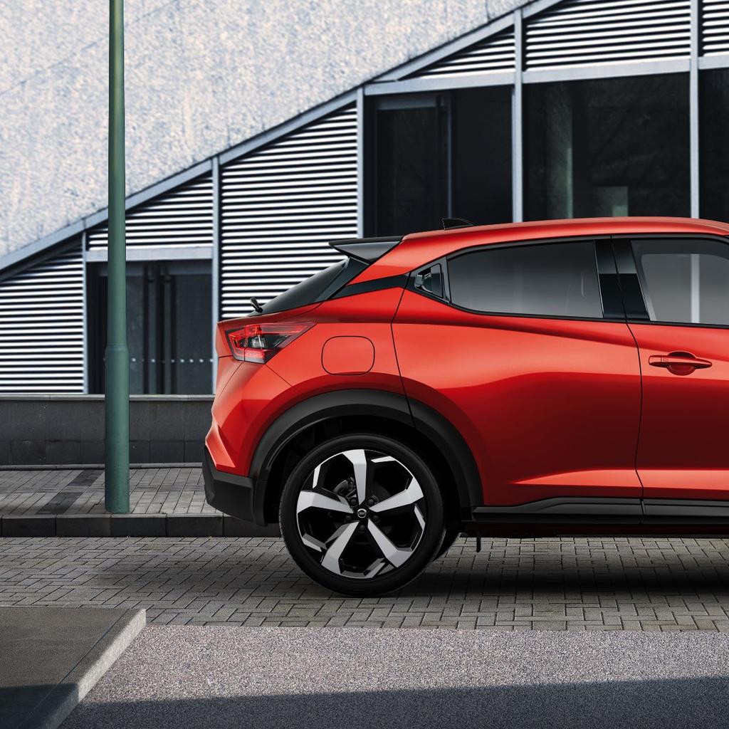 NEW NISSAN JUKE, THE COUPE CROSSOVER is an eye catcher from all angles.