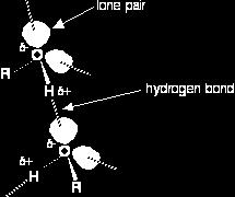 2 -الروابط الهيدروجينية :ydrogen bonds تظهر الروابط الهيمدروجينيمة بين الجزيئمات التي تملمك ذرة هيدروجين مرتبطة بذرة ذات كهرسممممممممممممملبية مرتفعة مثل الفلور fluorine واالكسجين oxygen والنتروجين.