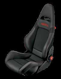 Red front and rear seat belts 1408