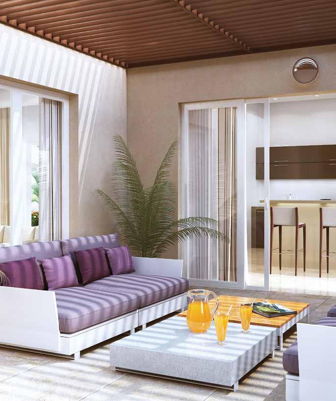 Spaces for living The villas are spacious and immaculately crafted, with a contemporary layout ensuring that every home has stunning