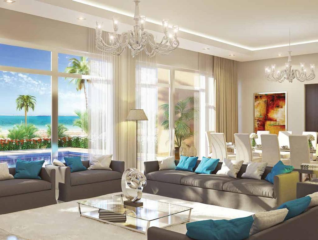 Attention to detail The Bermuda villas have been designed to optimize the extraordinary beachfront setting and sea views, the modern styling gives the villas a spacious expansive feel.