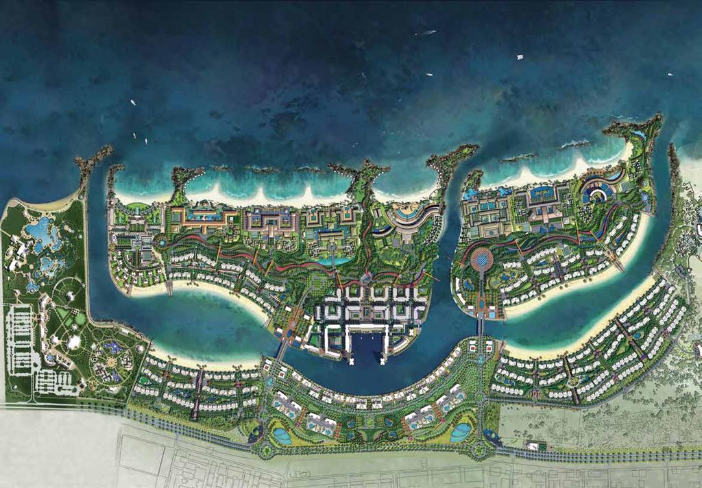 Introducing Mina Al Arab Six distinct districts, each with their own character and inviting atmosphere - this defines the unique master plan of Mina Al Arab.