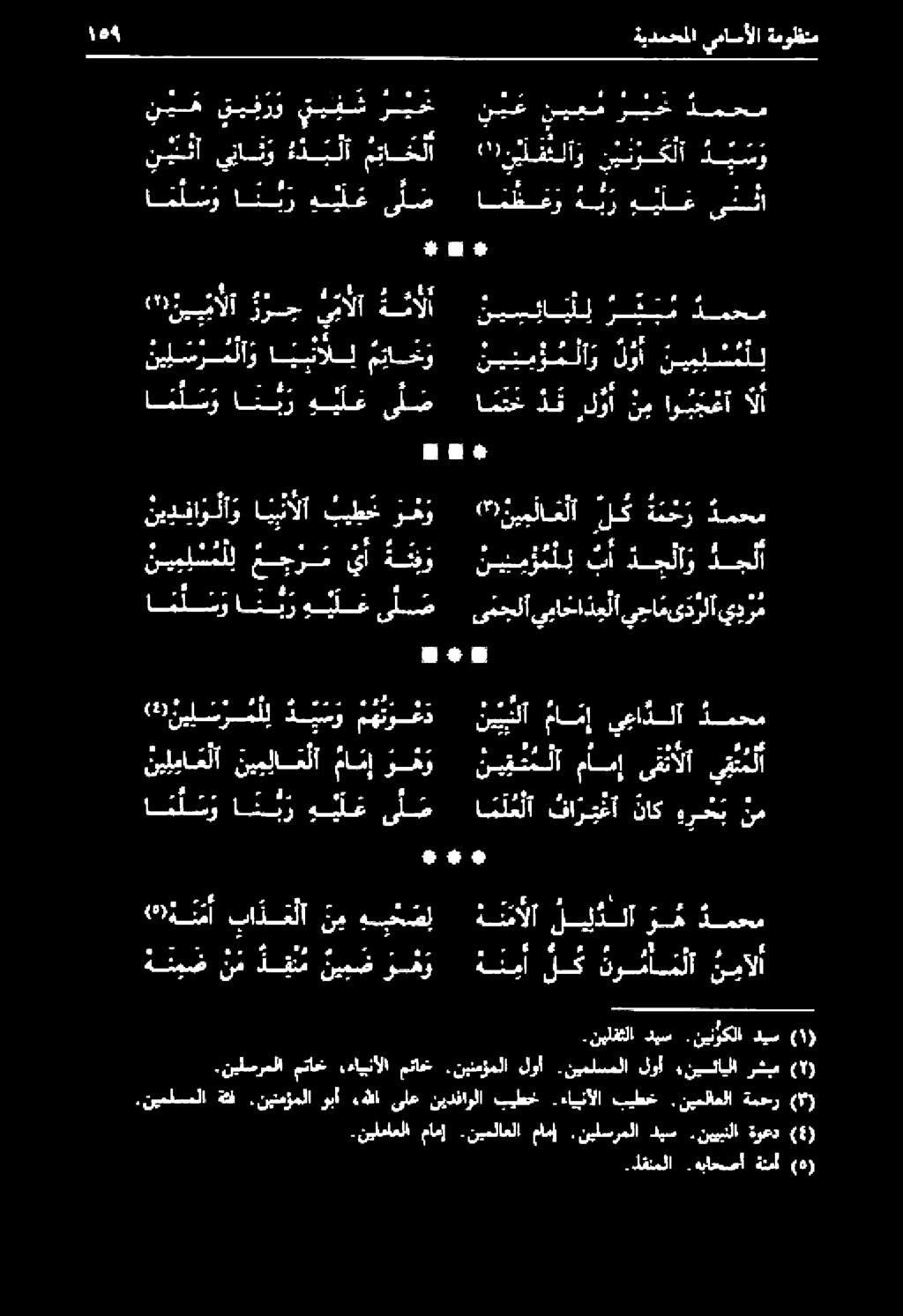 3 نييسرملاو ايسالل متاخو ني ي م ؤ م لا و لوا ني م ل سم ل ل ت 0 - مك 2 يك 5 ل رشد سم نح املسو نك هيلع ىلص امتخ دف لو نم اوبحجغا ل 6 # انيلتبو اننبر هت لست ىفجلا ى يا حا ذ ع لا ى جا مى د رلأ ي د ر م