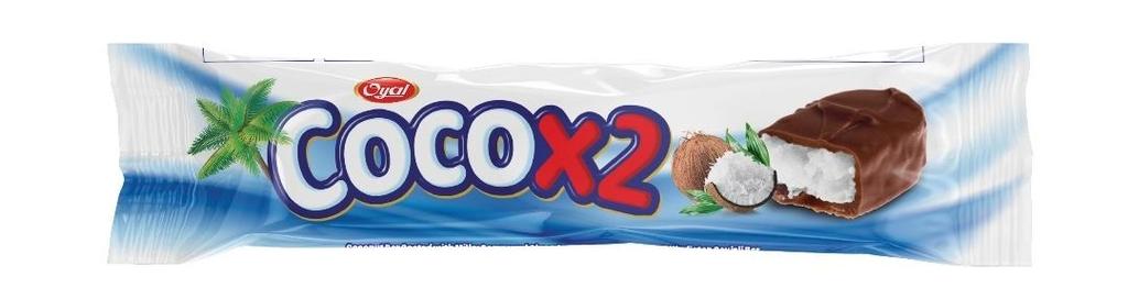 COCOX COCONUT BAR CHOCOLATE 50GRX24X6 0,022: المتر المكعبCBM Gross Weight :الوزن االجمالي 8