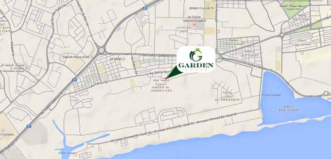 Project Destinations Salalah Airport 15 min / 15 km Salalah Park 7 min / 3 km Sultan Qabos Hospital 4 min / 2 km Salalah Helton Hotel 7 min / 5 km Salalah Garden Mall + carrefour 11 min / 3 km