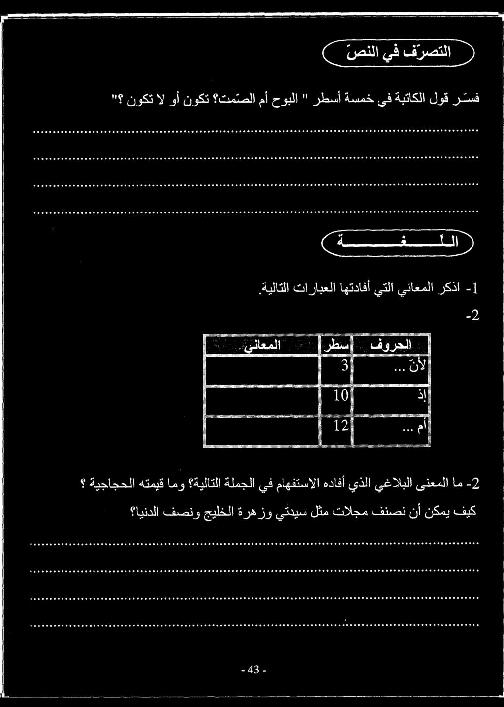 فنصن نأ نكمي فيك ةيجاجحلا هتميق امو ةيلاتلا ةلمجلا يف ماهفتسالا هدافأ يذلا يغالبلا