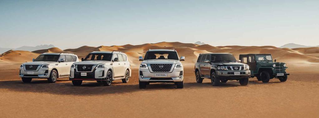 NISSAN PATROL 70 YEARS OF CONQUERING In 1951, a legend was born. Today, a distinctive badge marks the milestone.