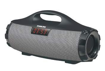 BLUETOOTH SPEAKERS ELECTRONICS NBTS30 PORTABLE SPEAKER SYSTEM WITH BLUETOOTH AND FM-RADIO Play music wirlessly from any gadget Dual passive radiators for powerful bass Plug & play using USB / Memory