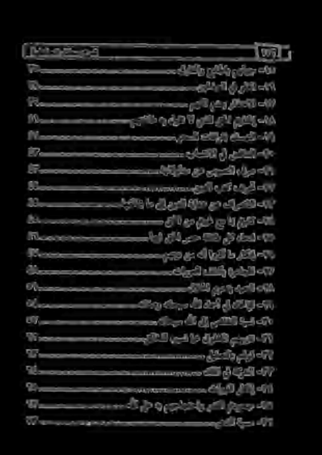 ةيلهاجلالئاسم حرش 0-00 01 سعال 0 ااا مهتفئاط هبلوقتاليذلا قحلا مهراكنإ 4-51 ل اح ا وعم اهفلاخي ام ىلإ نيدلا ةياده نع فارصنالا -7+ ا ا ام بما طع همي اع اتم راش وامل نا نيحلاصلا يف ولغلا -5 ااا 000
