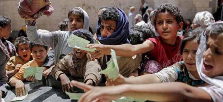 وقال غويتريش خالل كلمته أمام ممثلين عن نحو 100 دولة وجهة مانحة عبر الشاشة:»أناشد جميع المانحين أن يمو لوا نداءنا بسخاء لوقف المجاعة التي تخيم على البالد«مضيفا»كل دوالر مهم«.