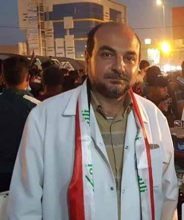 ال ندعي ابدا اننا نتفرد بتقديم تشرين من خالل عملنا ونعتقد أننا رافد من روافد تشرين. س 2.. هل ترى )أمتداد.(. تمثل تشرين كما رأيت ذلك وكم هو حجم مراهنتكم على أهميتها ج/ نعم.