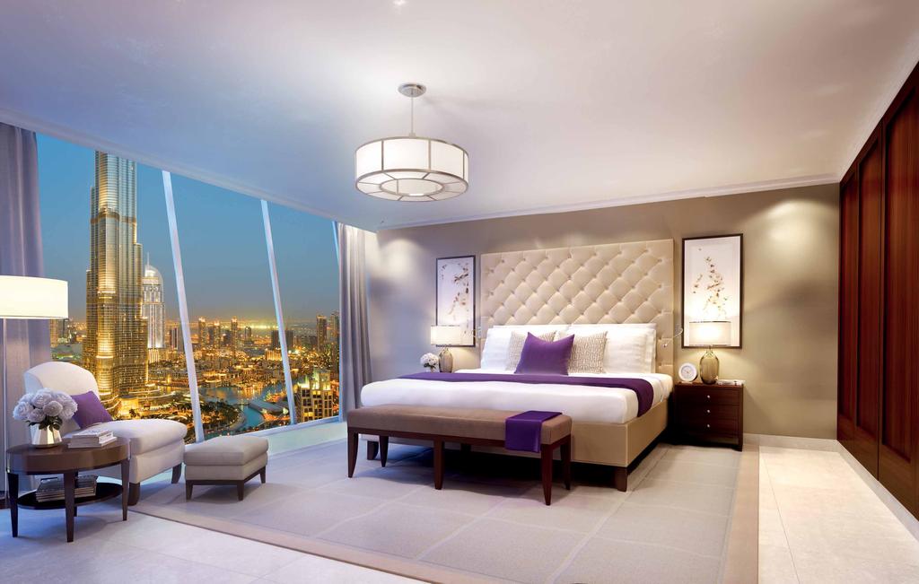 Own a Piece of Art Burj Vista will offer lavish one to five bedroom apartments with refined fixtures and contemporary design combining international style with local touches to create an environment