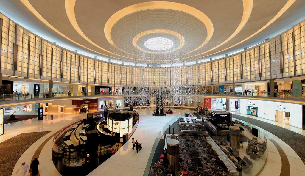 , over 1,200 retail outlets and 160 chic cafés and fine dining restaurants, it s no surprise that the Dubai Mall is the most